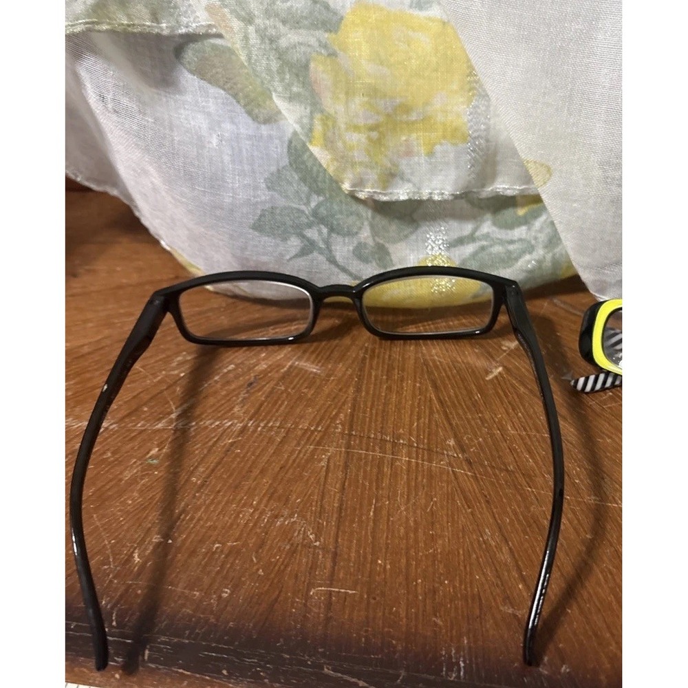 Unisex Square Reading Glasses‎ Plastic Frame Readers +2.50 (2 Pairs) - Picture 2 of 3